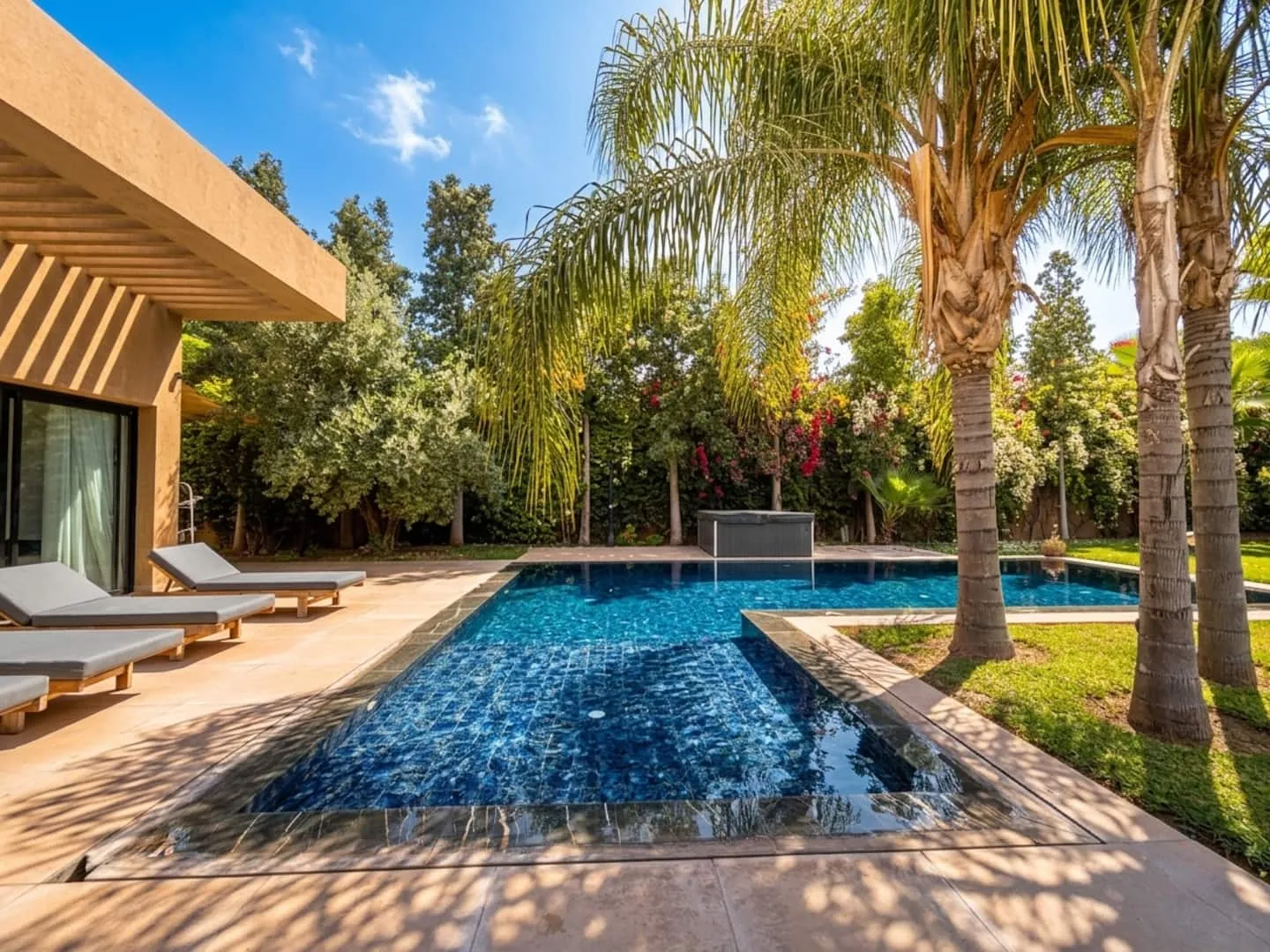 Villa avec piscine à Marrakech, logement importé depuis Airbnb